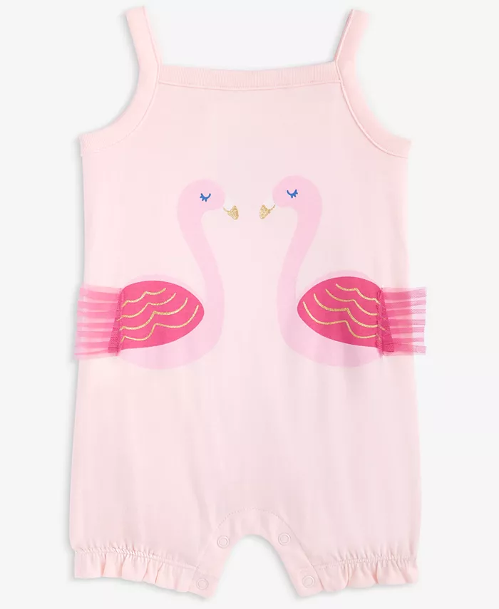 Детский комбинезон для девочек с принтом фламинго First Impressions, розовый
Детский комбинезон для девочек с принтом фламинго First Impressions, розовый