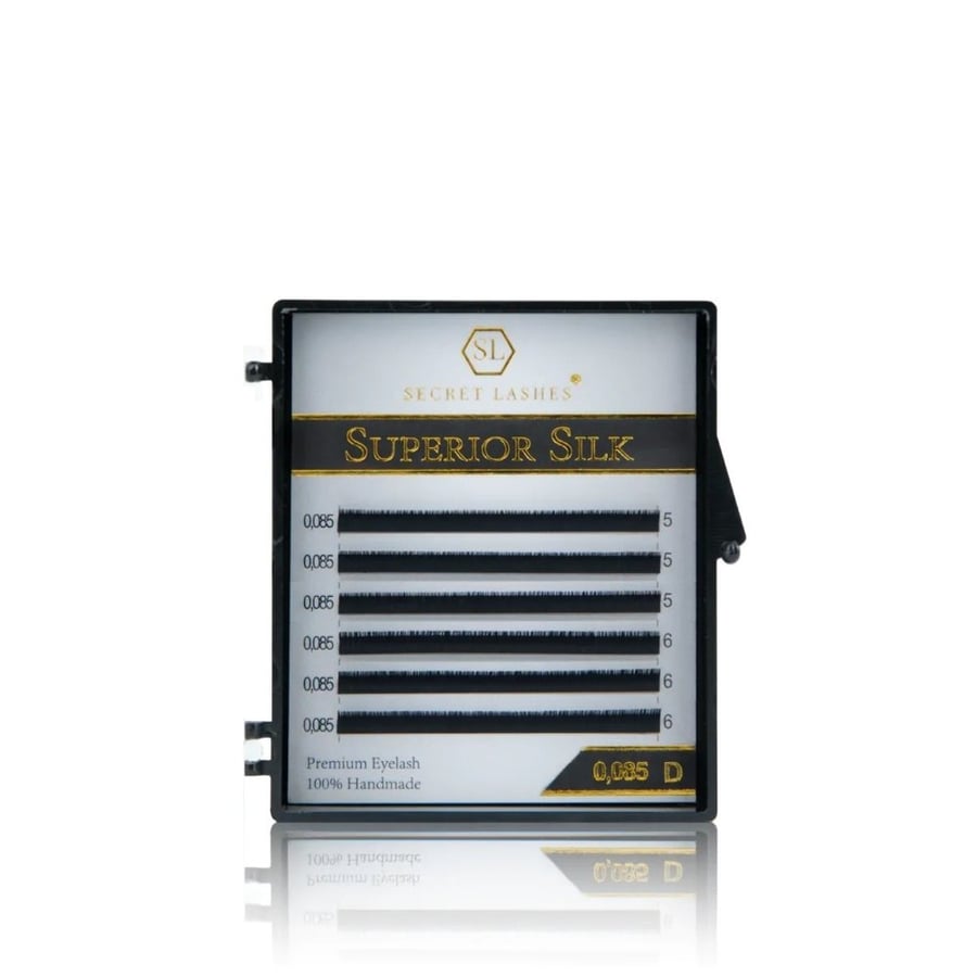 Ресницы Secret Lashes Superior Silk Mini 6 полосок D, 0,085, 5-6 мм
Ресницы Secret Lashes Superior Silk Mini 6 полосок D, 0,085, 5-6 мм