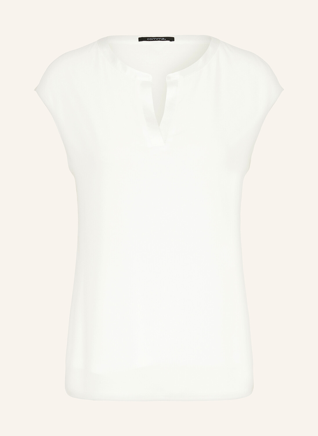 Верх блузки из микса материалов Comma, белый
Верх блузки из микса материалов Comma, белый