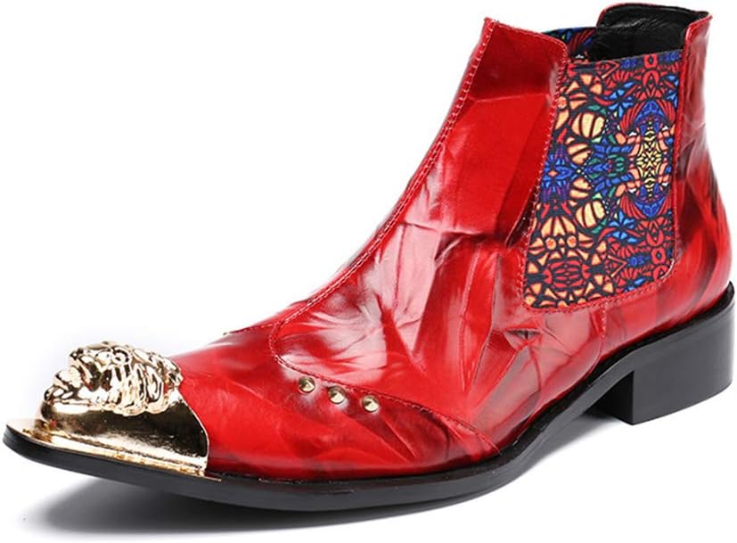 Мужские ботинки челси, английский стиль, заостренные ботильоны, свадебный банкет, кожаная обувь, красные - 44/UK 9.5/US 10 JLFZC
Мужские ботинки челси, английский стиль, заостренные ботильоны, свадебный банкет, кожаная обувь, красные - 44/UK 9.5/US 10 JLFZC
