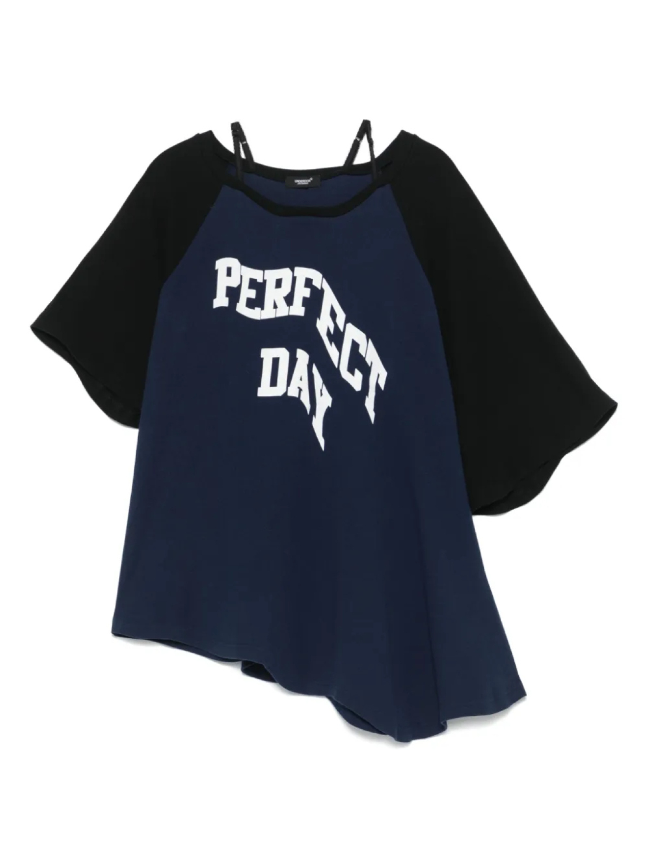 Асимметричная футболка Undercover, синий
Асимметричная футболка Undercover, синий