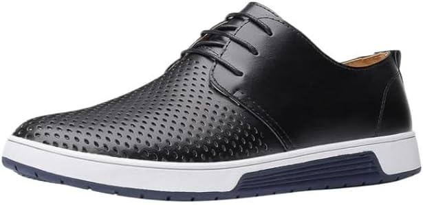 Мужские повседневные оксфорды для ходьбы, свадебные туфли на шнуровке, дышащие деловые туфли с перфорацией, модные плоские кроссовки Hhhchpm, черный
Мужские повседневные оксфорды для ходьбы, свадебные туфли на шнуровке, дышащие деловые туфли с перфорацией, модные плоские кроссовки Hhhchpm, черный