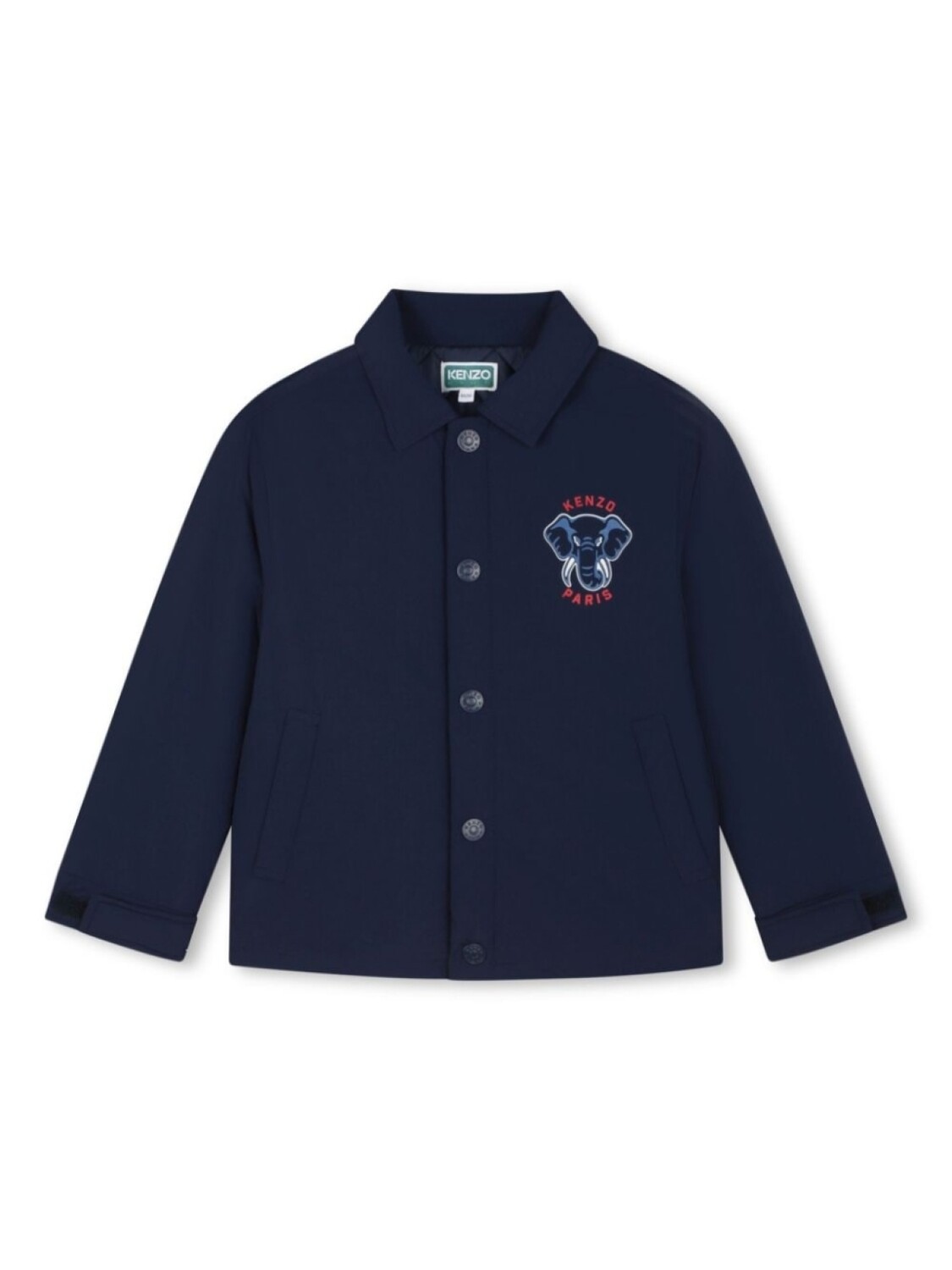 Kenzo Kids спортивная куртка с логотипом, синий 
Kenzo Kids спортивная куртка с логотипом, синий