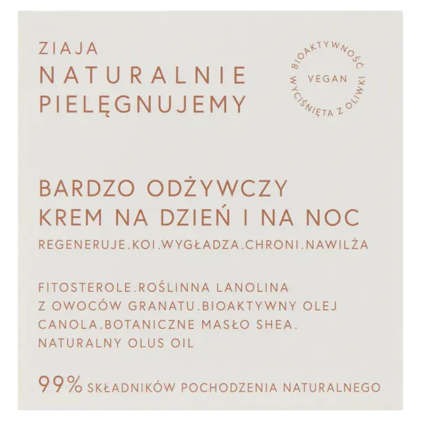 Очень питательный крем для лица на день и ночь, 50 мл Ziaja Naturalnie pielęgnujemy
Очень питательный крем для лица на день и ночь, 50 мл Ziaja Naturalnie pielęgnujemy