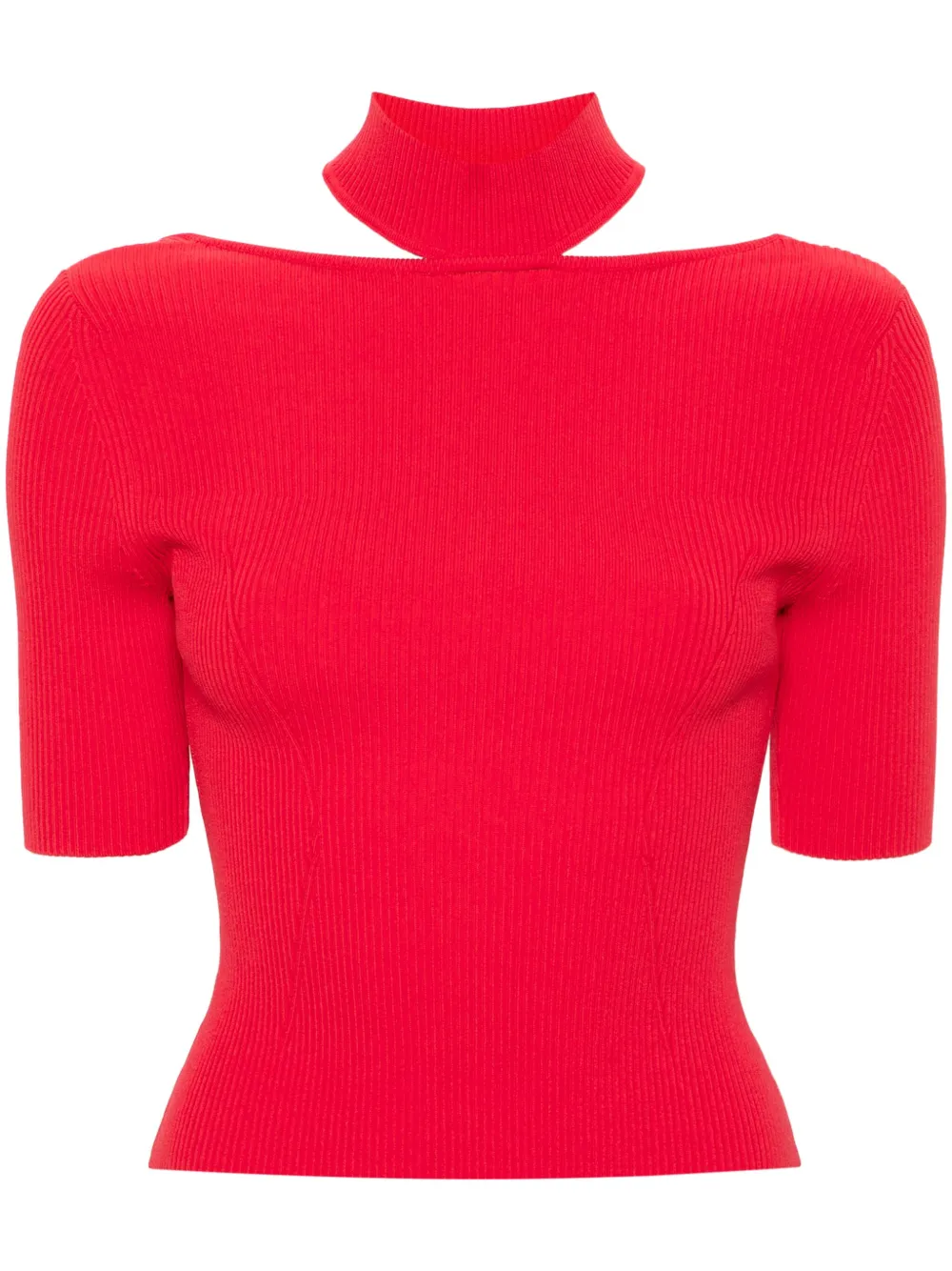 Трикотажный топ Brianna в рубчик Cult Gaia, красный
Трикотажный топ Brianna в рубчик Cult Gaia, красный