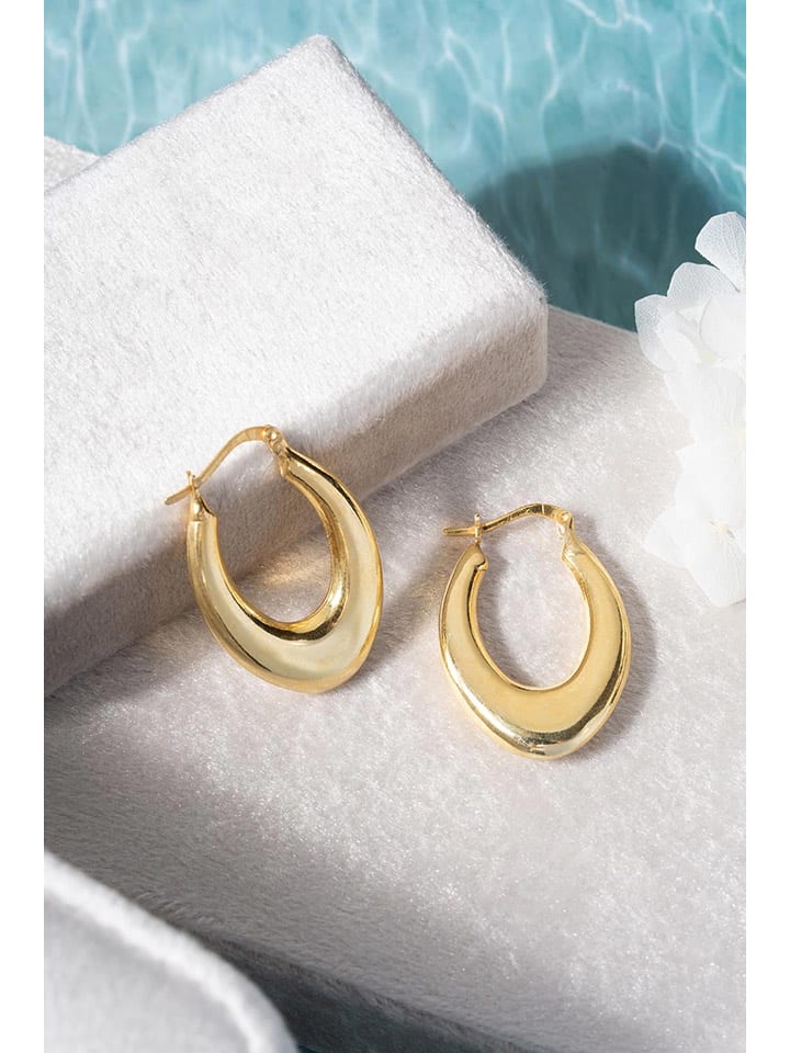 Позолоченные серьги-кольца Heliophilia
Позолоченные серьги-кольца Heliophilia