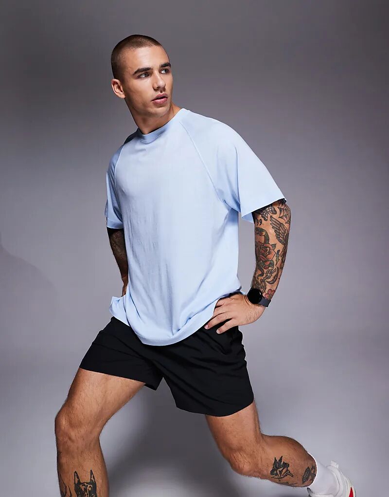 4505 Легкая Быстросохнущая спортивная футболка свободного кроя для йоги небесно-голубого цвета
4505 Легкая Быстросохнущая спортивная футболка свободного кроя для йоги небесно-голубого цвета