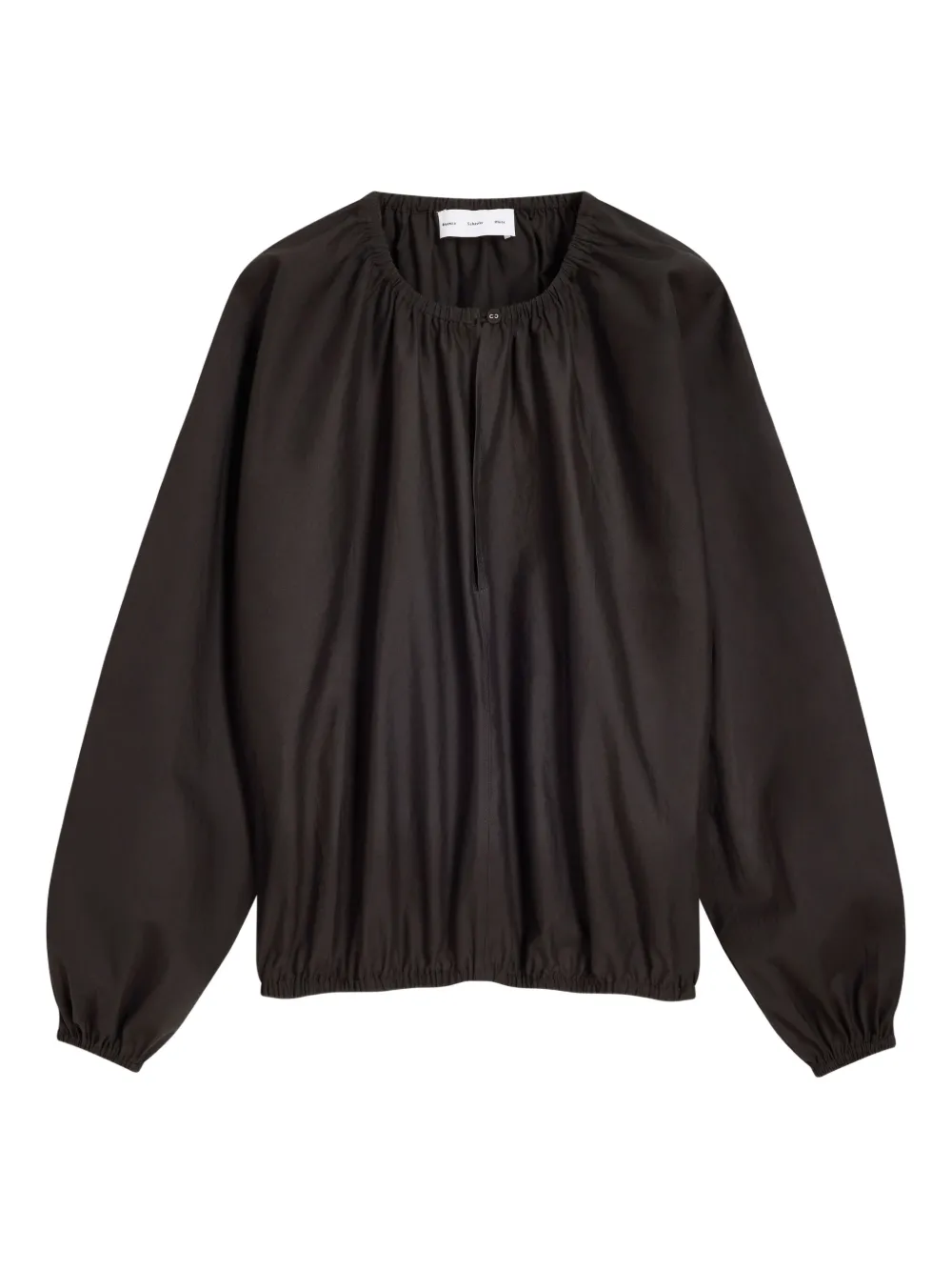 Топ с объемными рукавами и сборками Proenza Schouler White Label, черный
Топ с объемными рукавами и сборками Proenza Schouler White Label, черный