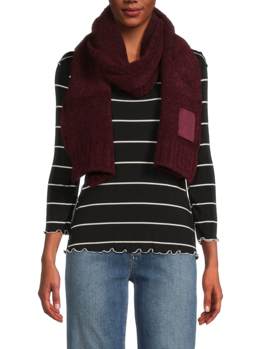 Вязаный шарф-букле Calvin Klein, красный
Вязаный шарф-букле Calvin Klein, красный