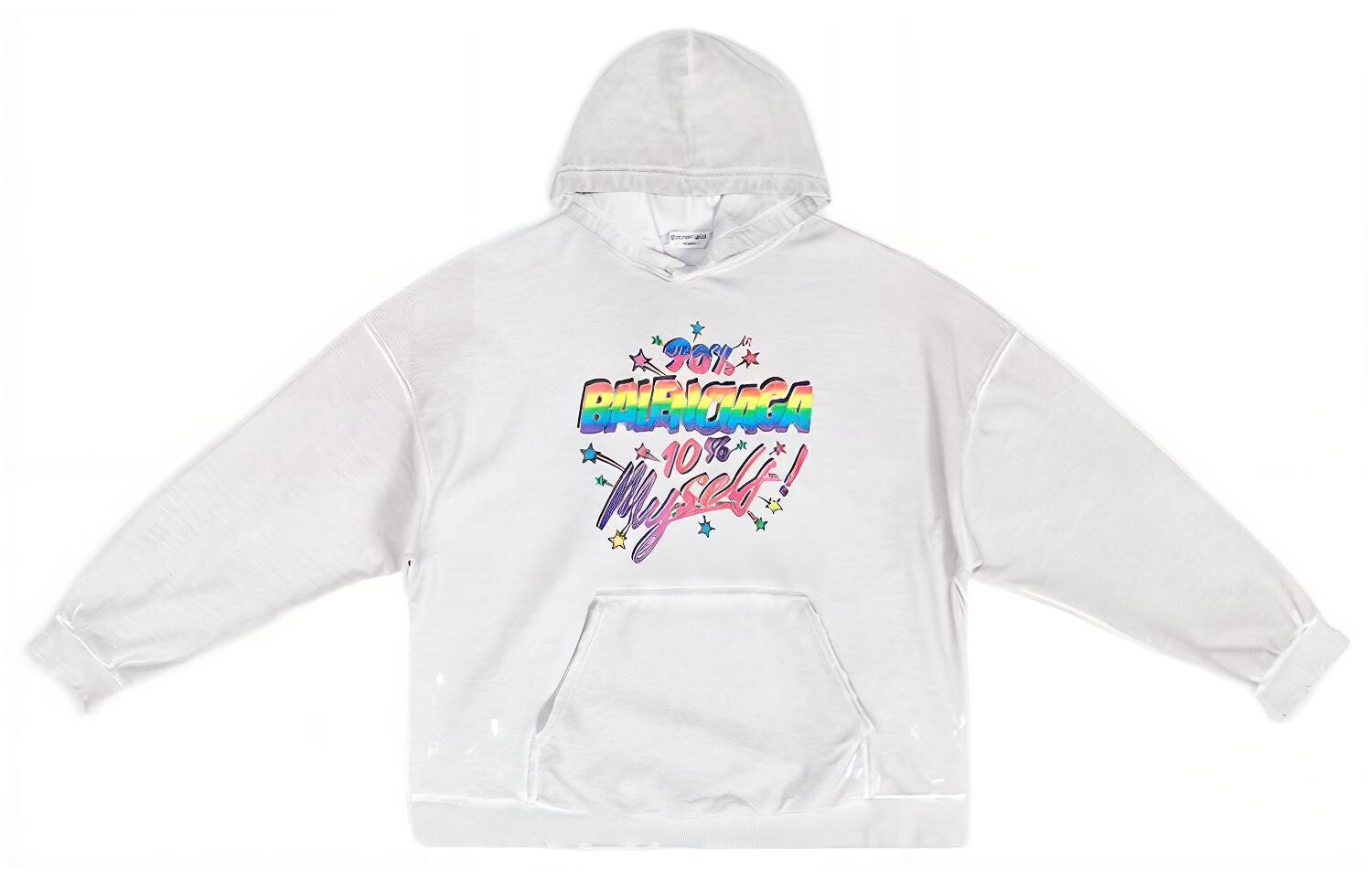 Толстовка женская Balenciaga с цветным логотипом, серый
Толстовка женская Balenciaga с цветным логотипом, серый