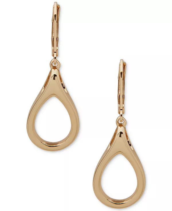 Серьги-Подвески золотистого оттенка в форме открытой орбитальной капли Anne Klein, gold
Серьги-Подвески золотистого оттенка в форме открытой орбитальной капли Anne Klein, gold