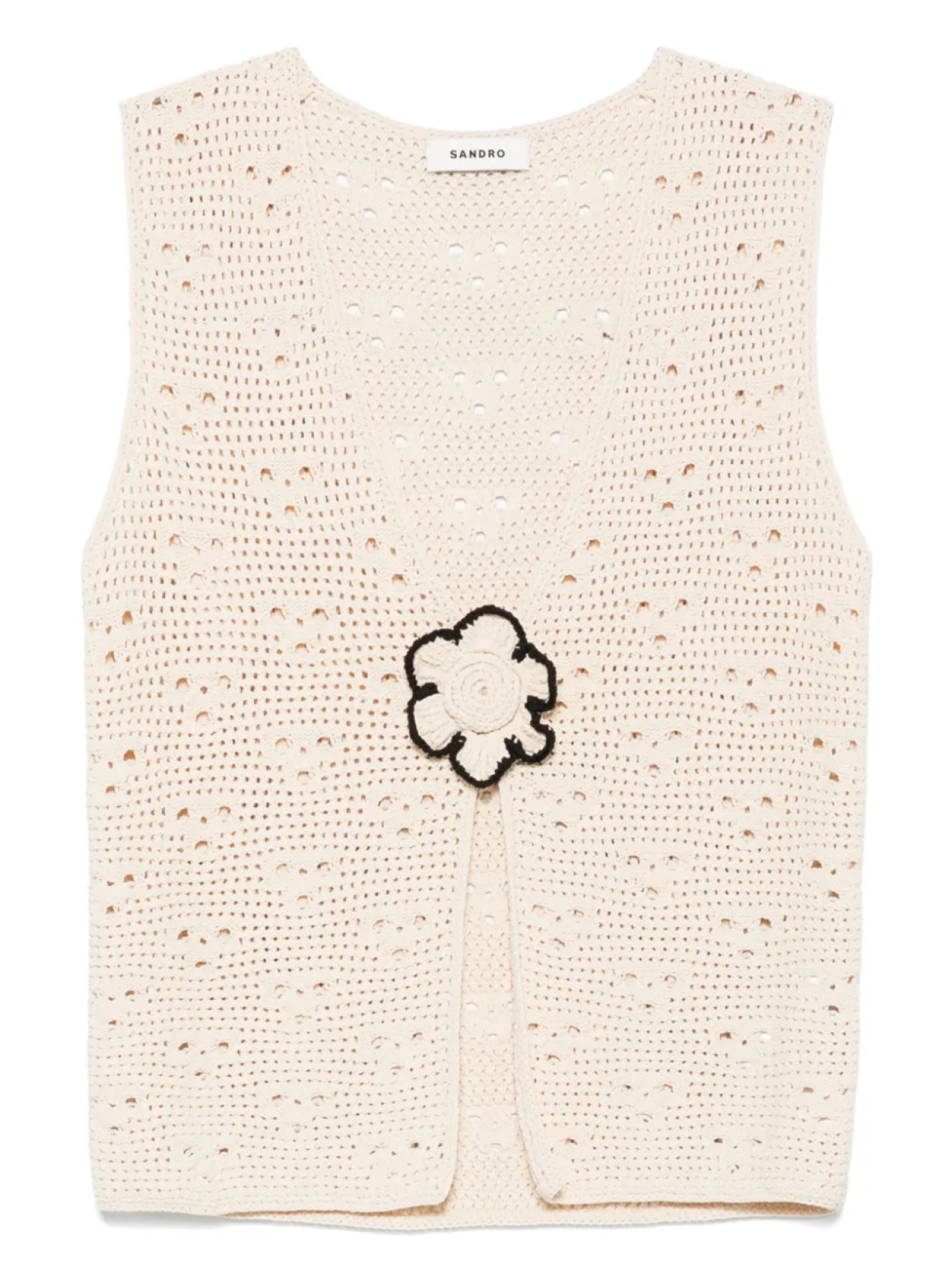 SANDRO топ в технике кроше, нейтральный
SANDRO топ в технике кроше, нейтральный