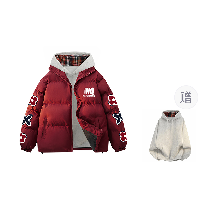 Пуховик Unisex с воротником стойкой утепленный HUANQIU, burgundy (with белый heather серый sweatshirt)
Пуховик Unisex с воротником стойкой утепленный HUANQIU, burgundy (with белый heather серый sweatshirt)