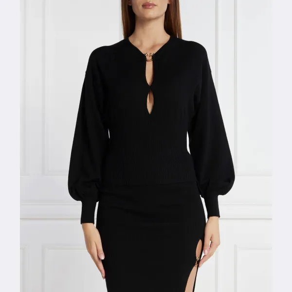 Шерстяной свитер обычного кроя Pinko, черный
Шерстяной свитер обычного кроя Pinko, черный