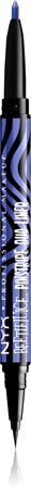 Подводка для глаз 2 в 1 NYX Professional Makeup Beetlejuice Pinstripe Duo Liner, 02 Purple Chrome 0,5 ml
Подводка для глаз 2 в 1 NYX Professional Makeup Beetlejuice Pinstripe Duo Liner, 02 Purple Chrome 0,5 ml