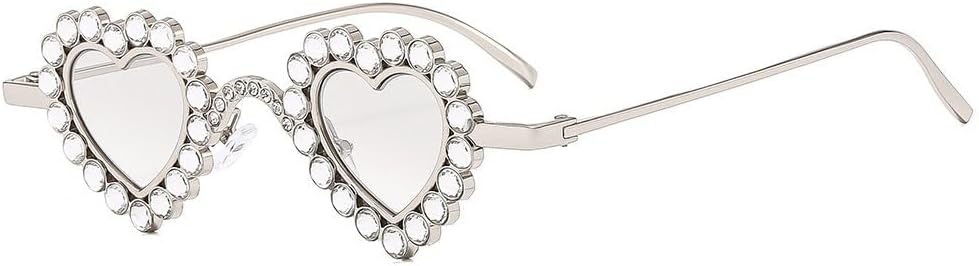 Ретро-солнцезащитные очки в форме сердца, модные металлические очки с металлическим блеском, милые солнцезащитные очки, маленькие, яркие, для женщин, защита от ультрафиолета UV400 WNCKSQ, Silver
Ретро-солнцезащитные очки в форме сердца, модные металлические очки с металлическим блеском, милые солнцезащитные очки, маленькие, яркие, для женщин, защита от ультрафиолета UV400 WNCKSQ, Silver