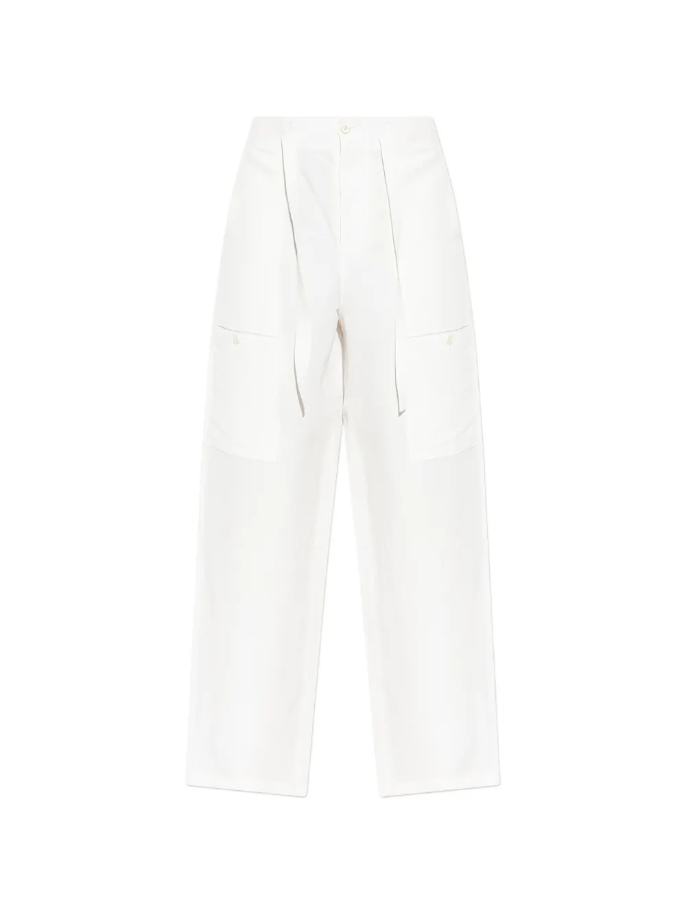 Брюки с завязывающимся поясом и накладными карманами Jil Sander+, белый
Брюки с завязывающимся поясом и накладными карманами Jil Sander+, белый