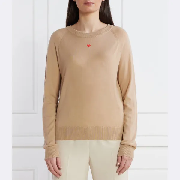 Шерстяной свитер обычного кроя Max&Co., коричневый
Шерстяной свитер обычного кроя Max&Co., коричневый