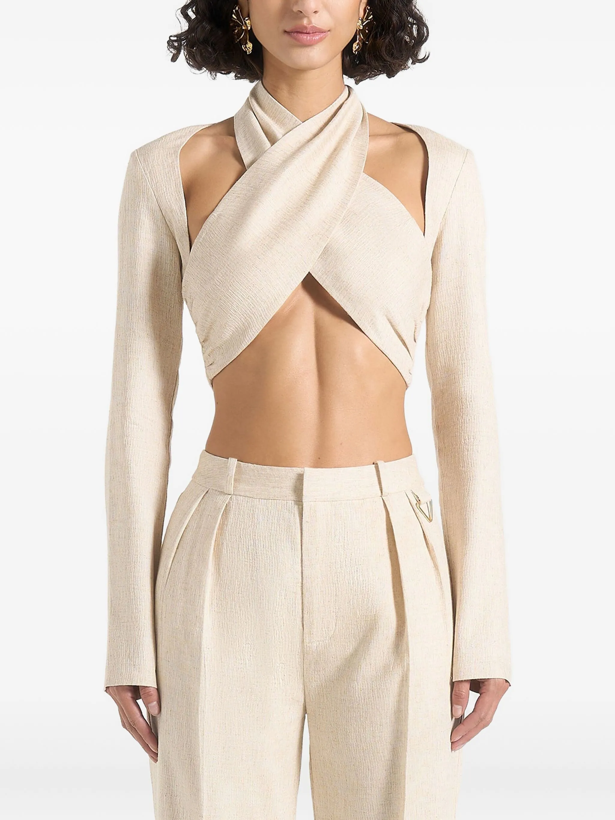 Топ-болеро Wendy Manière De Voir, нейтральный
Топ-болеро Wendy Manière De Voir, нейтральный