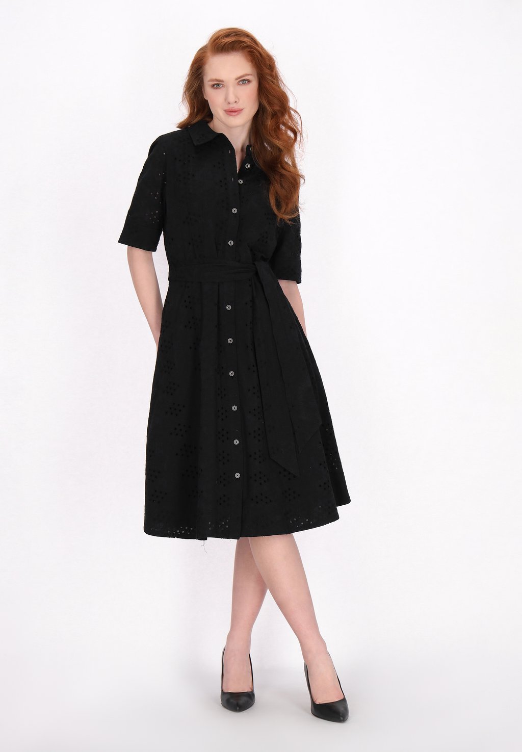 Платье-рубашка DreiMaster, черный
Платье-рубашка DreiMaster, черный