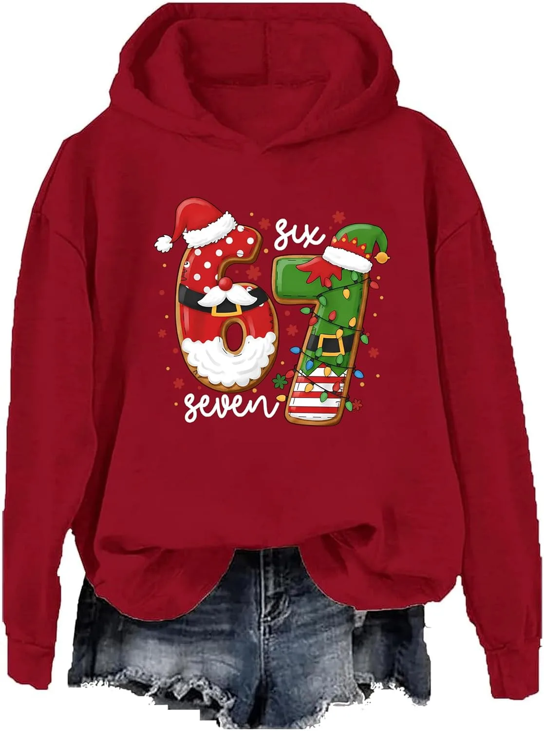 Свитшот 6 7 Funny Christmas для женщин и мужчин KOSEXMA
Свитшот 6 7 Funny Christmas для женщин и мужчин KOSEXMA