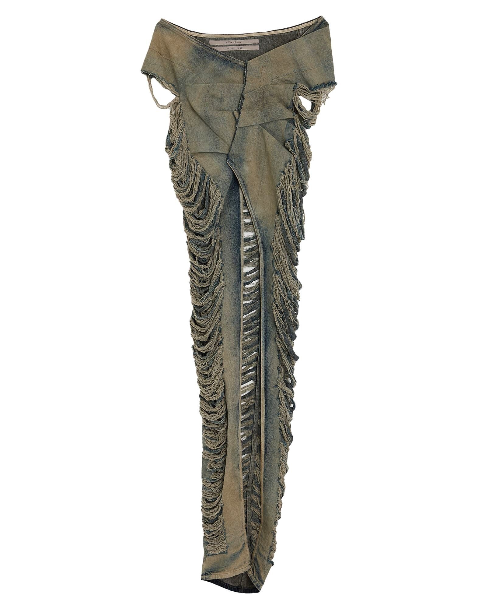 Джинсовая юбка Rick Owens, синий
Джинсовая юбка Rick Owens, синий