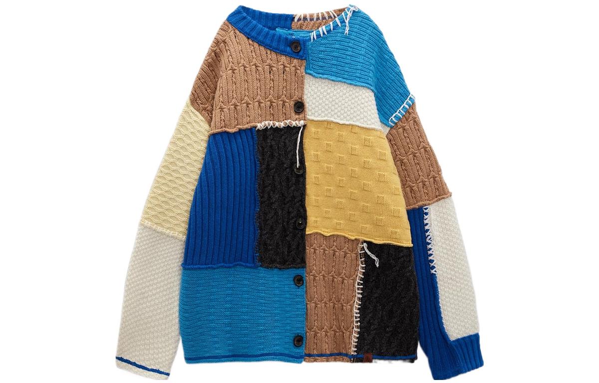 Зауженный кардиган Zara Oversized Patchwork ADER ERROR, мультиколор
Зауженный кардиган Zara Oversized Patchwork ADER ERROR, мультиколор