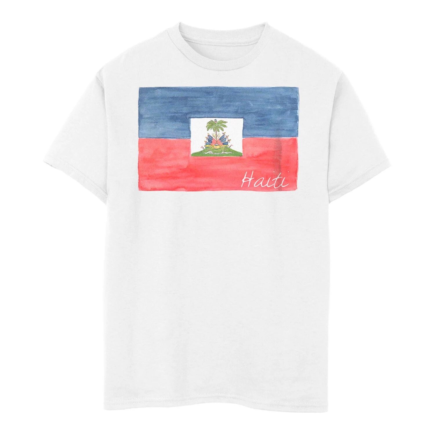 Футболка с флагом Гаити для мальчиков 8–20 лет с акварельной росписью Licensed Character
Футболка с флагом Гаити для мальчиков 8–20 лет с акварельной росписью Licensed Character