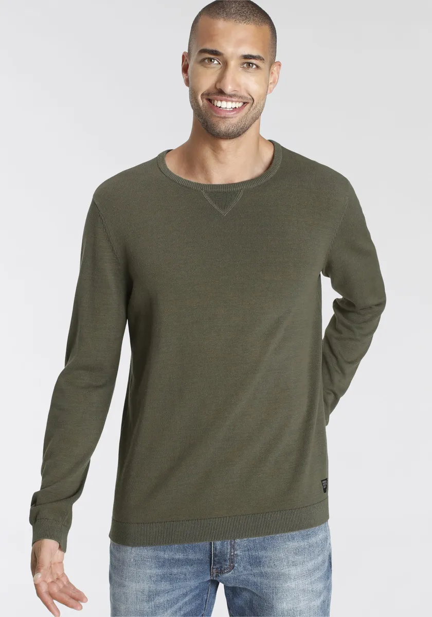 Свитер AJC с круглым вырезом особого вязаного вида, оливковый
Свитер AJC с круглым вырезом особого вязаного вида, оливковый