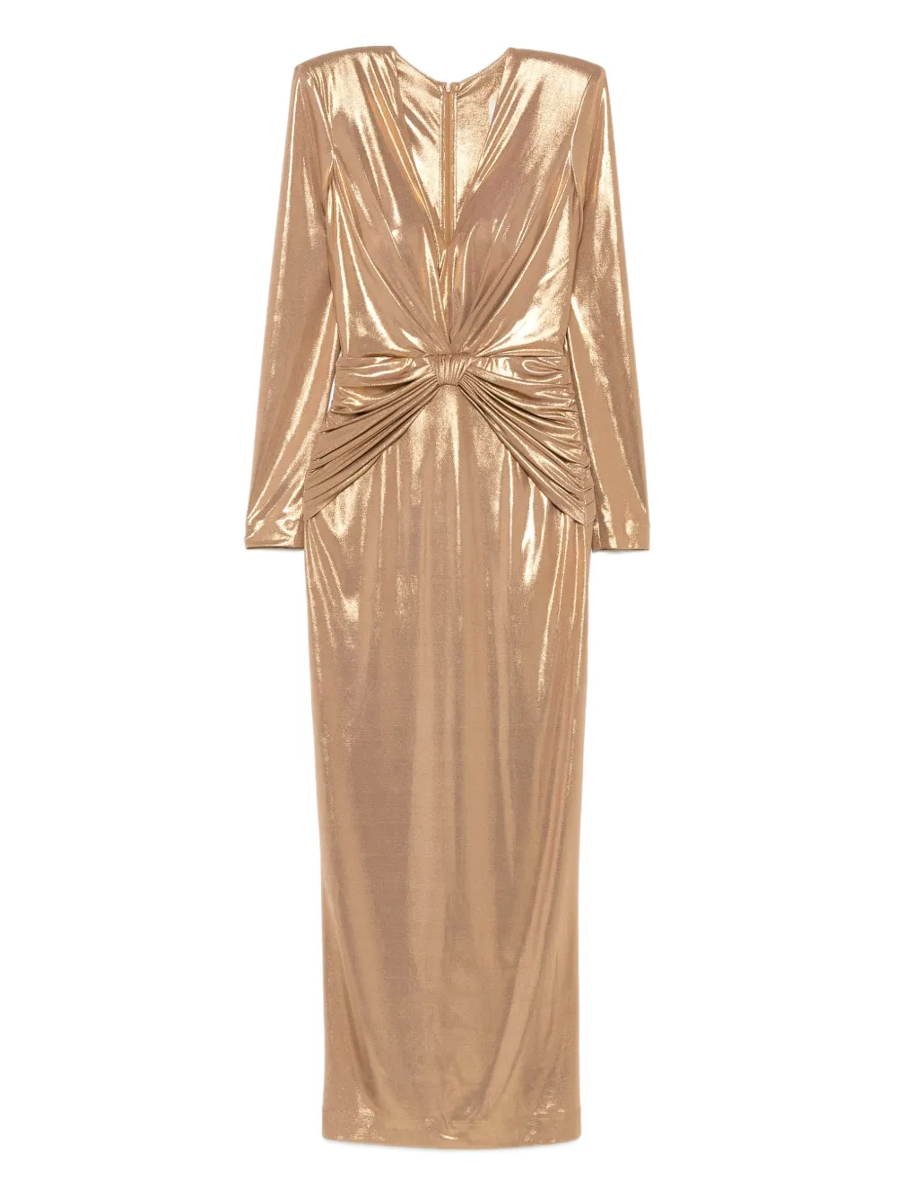 Платье макси Vega с узлом Cristallini, золотистый
Платье макси Vega с узлом Cristallini, золотистый