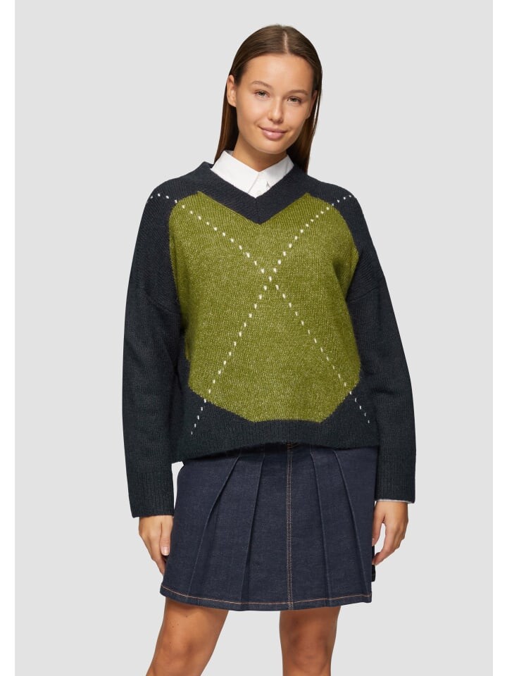 Пуловер sOliver Strick langarm, зеленый
Пуловер sOliver Strick langarm, зеленый