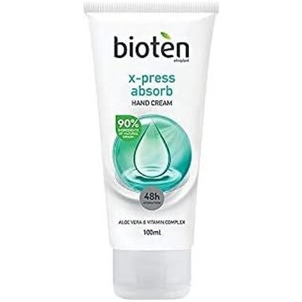 X-Press Absorb Крем для рук с алоэ вера и витаминным комплексом 100мл, Bioten
X-Press Absorb Крем для рук с алоэ вера и витаминным комплексом 100мл, Bioten
