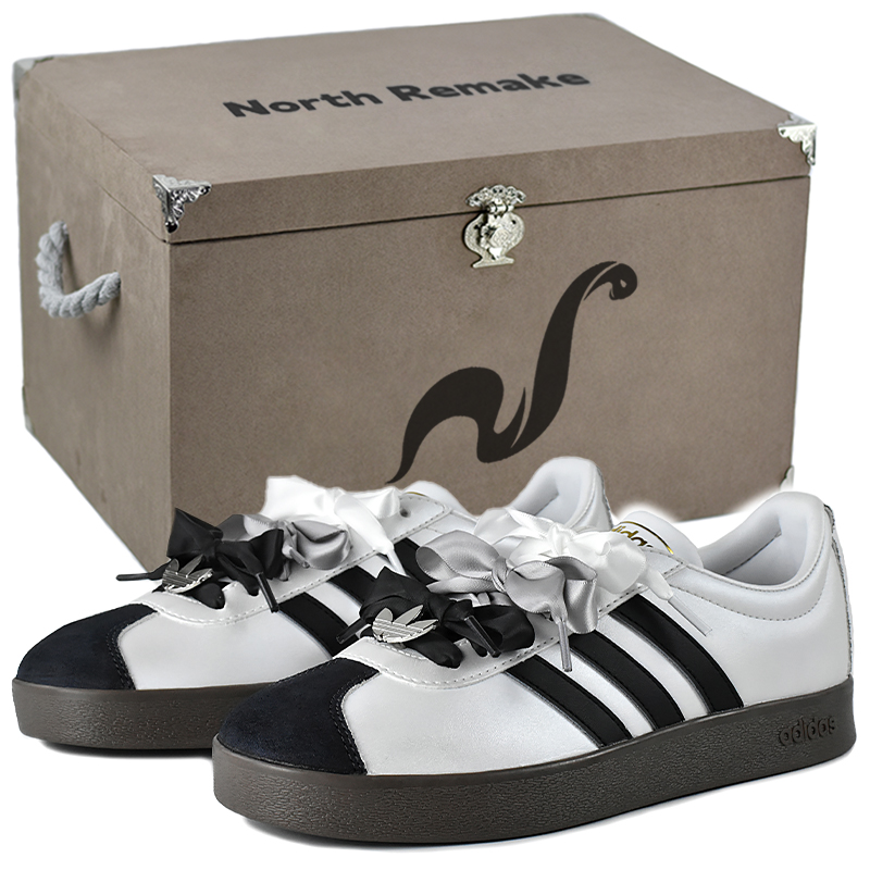 Adidas Neo ВЛ Корт 2.0 Лоу Топ скейтборд обувь унисекс черно-белые - черные с мелким серебряным цветком - подарочная коробка премиум-класса 4
Adidas Neo ВЛ Корт 2.0 Лоу Топ скейтборд обувь унисекс черно-белые - черные с мелким серебряным цветком - подарочная коробка премиум-класса 4