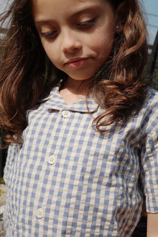 Детская хлопковая рубашка KIM SS SHIRT GOTS Konges Sløjd, синий
Детская хлопковая рубашка KIM SS SHIRT GOTS Konges Sløjd, синий