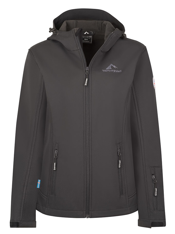 Куртка софтшелл Eldfjall черного цвета Westfjord
Куртка софтшелл Eldfjall черного цвета Westfjord