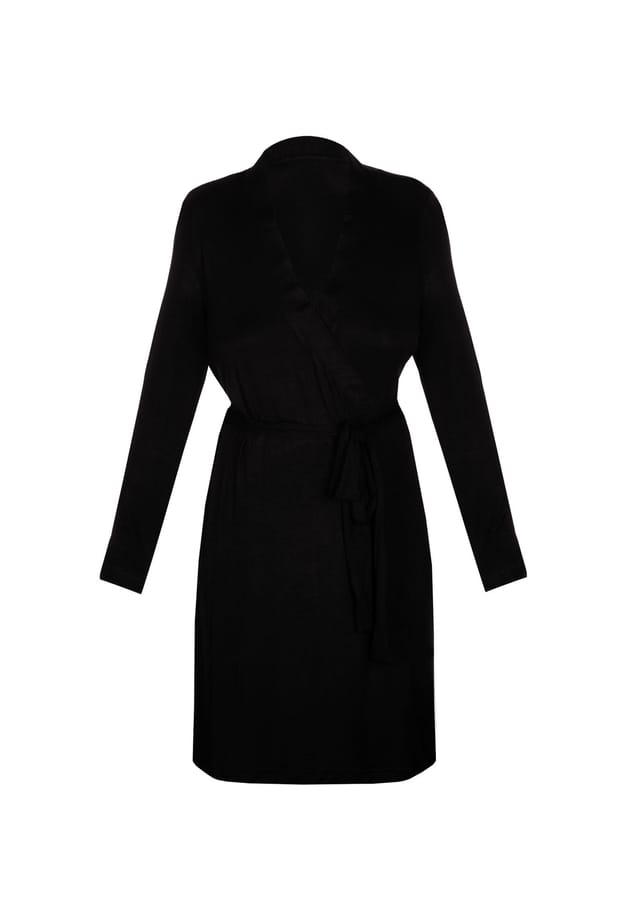 Халат повседневный комфорт Sassa, черный
Халат повседневный комфорт Sassa, черный