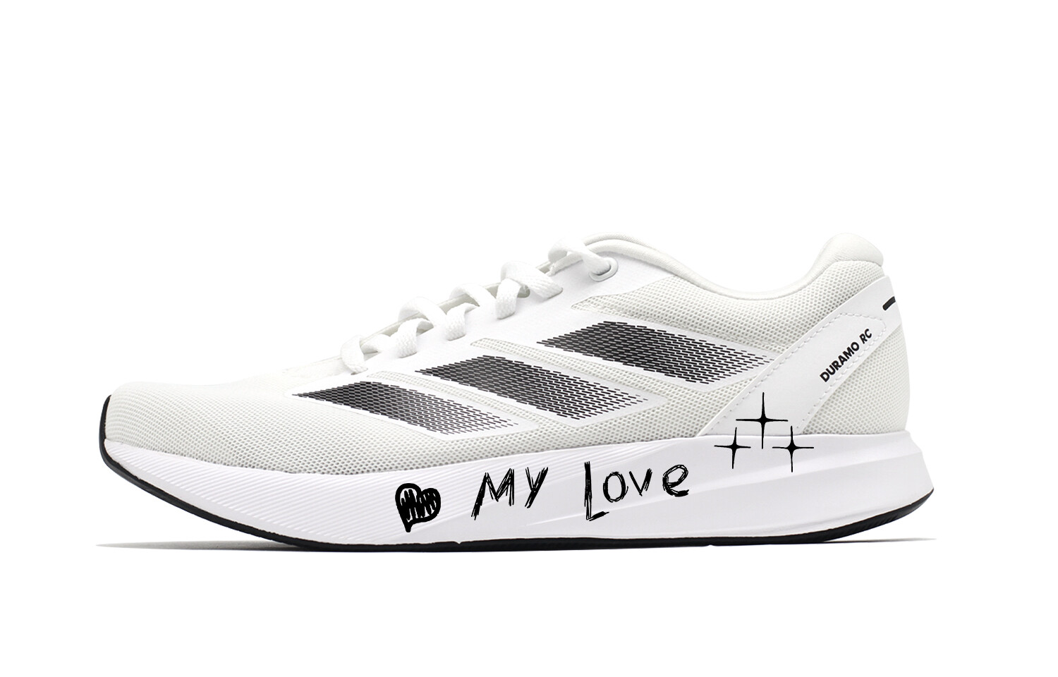 Кроссовки Duramo RC Running Unisex Low-top Белые/черные Adidas
Кроссовки Duramo RC Running Unisex Low-top Белые/черные Adidas