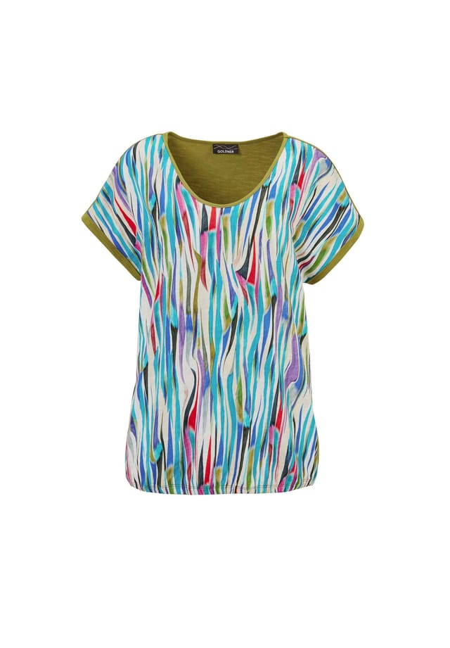 Короткий размер: рубашка из фасонной пряжи Goldner, мультиколор
Короткий размер: рубашка из фасонной пряжи Goldner, мультиколор