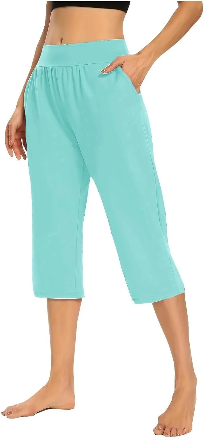 Женские капри для йоги с высокой талией и карманами FULILYEO
Женские капри для йоги с высокой талией и карманами FULILYEO