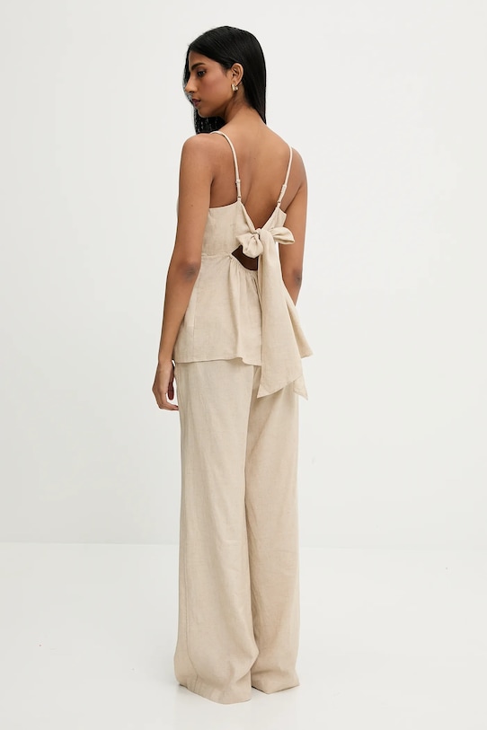 Комплект из льна Answear.Lab, бежевый
Комплект из льна Answear.Lab, бежевый