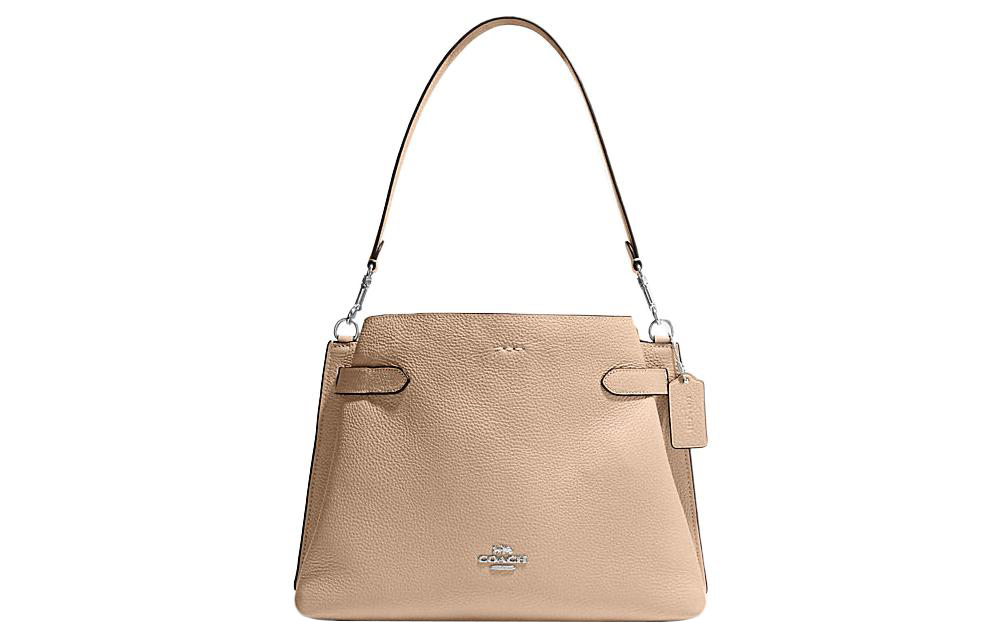 COACH Кожаная сумка через плечо женская бежевая
COACH Кожаная сумка через плечо женская бежевая