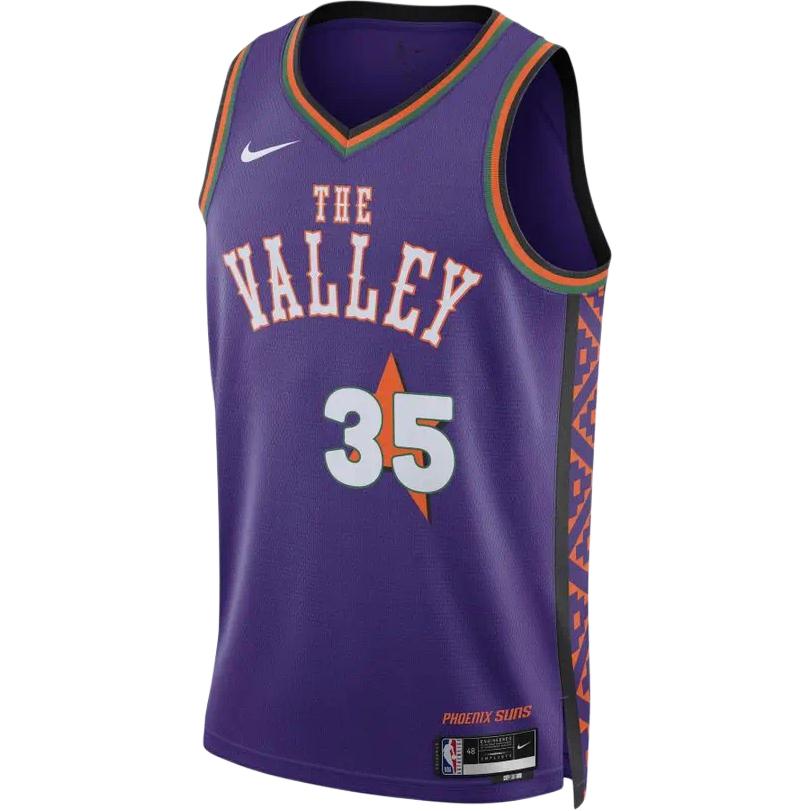 Футболка Kevin Durant Phoenix Suns 2024/25 City Edition мужская Dri-FIT NBA Swingman Nike, фиолетовый
Футболка Kevin Durant Phoenix Suns 2024/25 City Edition мужская Dri-FIT NBA Swingman Nike, фиолетовый