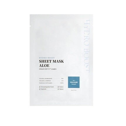 Village 11 Factory Hydro Boost Sheet Mask Aloe 21g - веганская маска с алоэ вера
Village 11 Factory Hydro Boost Sheet Mask Aloe 21g - веганская маска с алоэ вера