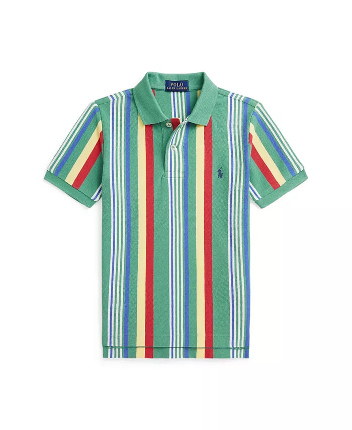 Футболка-поло в полоску для малышей и мальчиков Polo Ralph Lauren, зеленый
Футболка-поло в полоску для малышей и мальчиков Polo Ralph Lauren, зеленый