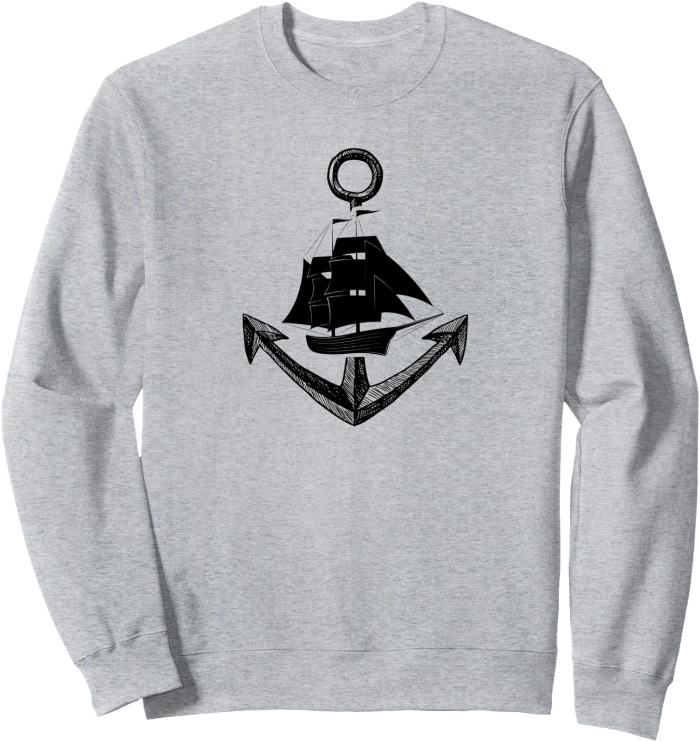 Забавная толстовка с изображением парусного корабля и якоря в матросском стиле Sailing Ship Anchor, серый
Забавная толстовка с изображением парусного корабля и якоря в матросском стиле Sailing Ship Anchor, серый