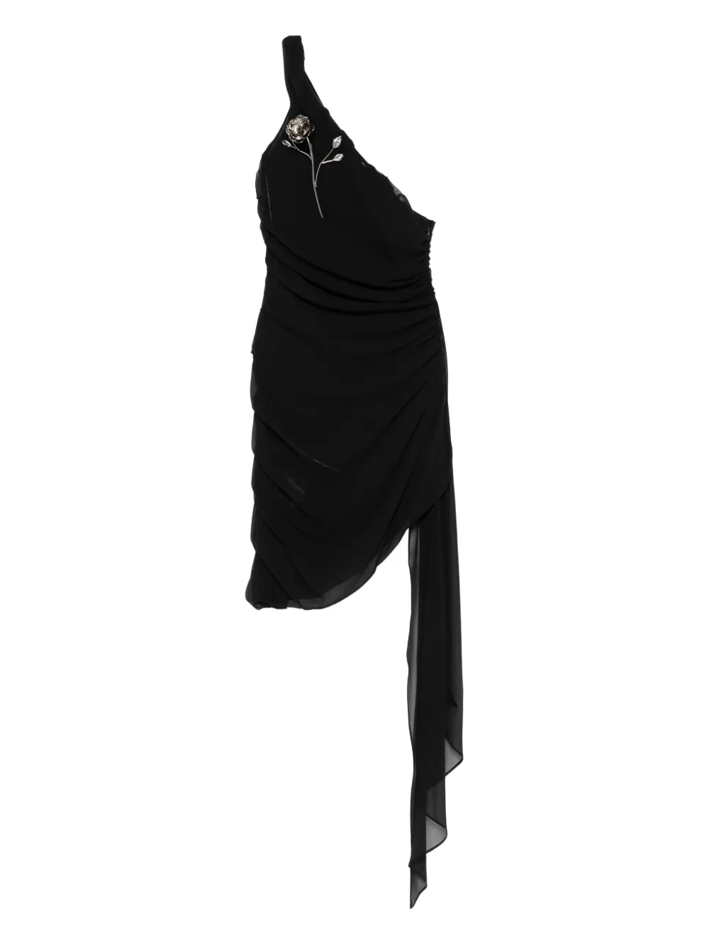 Декорированное платье на одно плечо Giuseppe Di Morabito, черный
Декорированное платье на одно плечо Giuseppe Di Morabito, черный