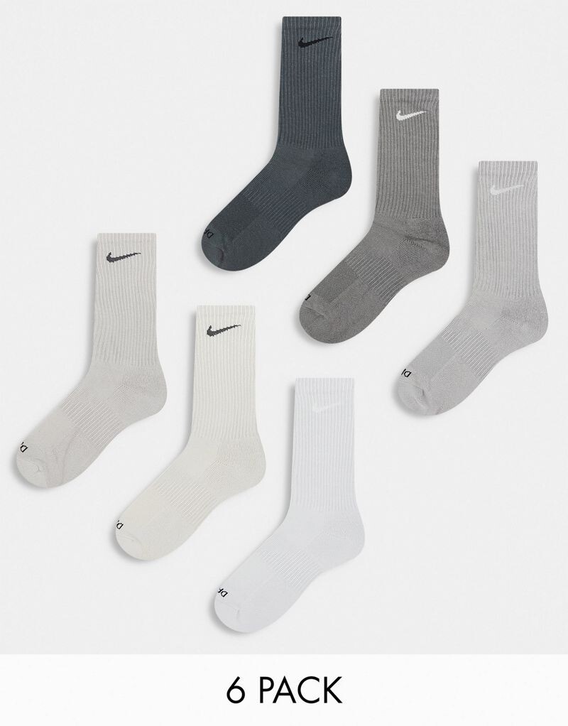 Серые 6 пар спортивных носков Nike Everyday Cushioned Plus
Серые 6 пар спортивных носков Nike Everyday Cushioned Plus