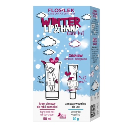 Flos-Lek Winter Care увлажняющий крем для рук и бальзам для губ Duo Set - 50 мл крема и 10 г бальзама Floslek
Flos-Lek Winter Care увлажняющий крем для рук и бальзам для губ Duo Set - 50 мл крема и 10 г бальзама Floslek