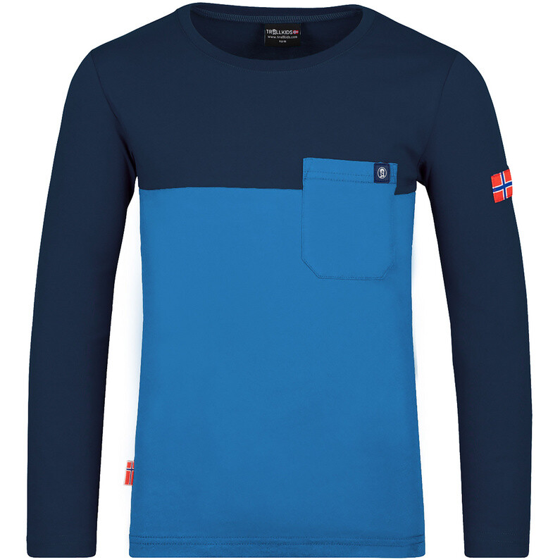 Детская рубашка Bergen с длинным рукавом Trollkids, синий
Детская рубашка Bergen с длинным рукавом Trollkids, синий