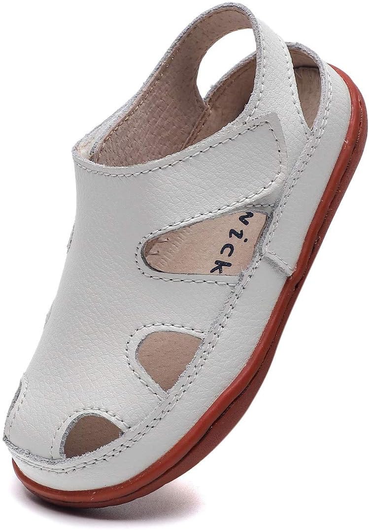 Детские кожаные босоножки DADAWEN для мальчиков и девочек с закрытым носком, для улицы и пляжа, летние спортивные сандалии, водоотталкивающие (малыши/младшие дети/старшие дети), белый
Детские кожаные босоножки DADAWEN для мальчиков и девочек с закрытым носком, для улицы и пляжа, летние спортивные сандалии, водоотталкивающие (малыши/младшие дети/старшие дети), белый